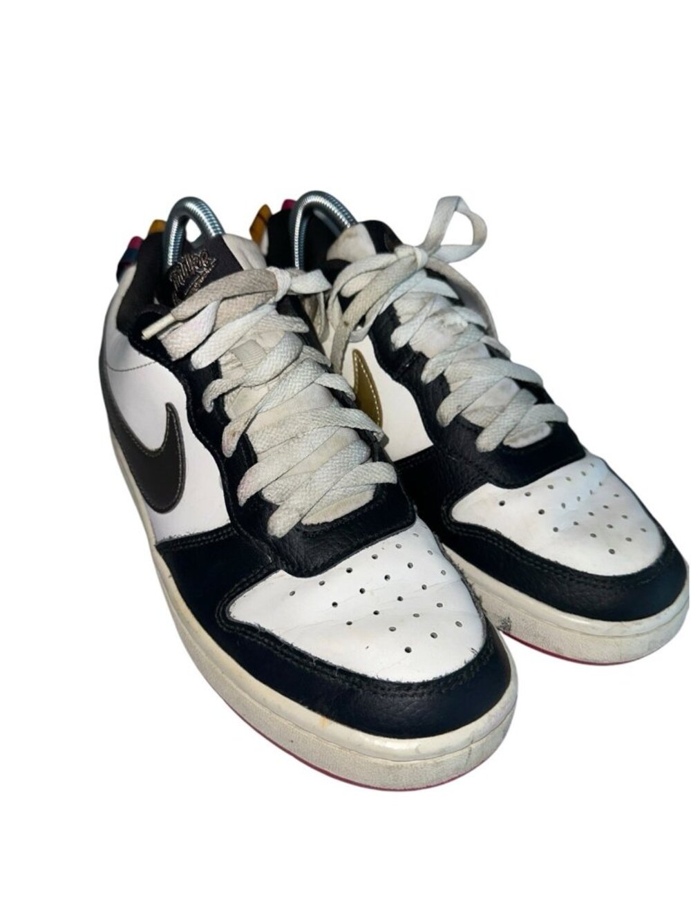 Nike Court Borough 2 SE Low Summit White Pink Prime - DJ0040-100 Size 6.5Y